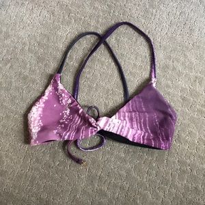 Wild fox reversible twist front bikini top